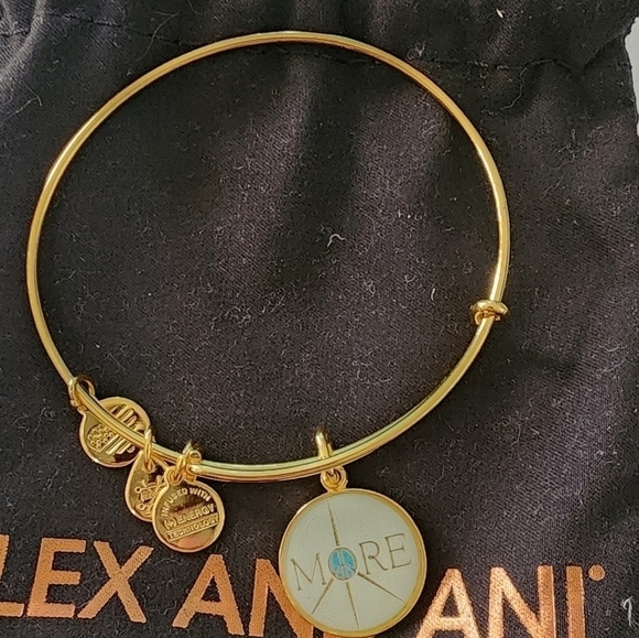 Alex and Ani Words are Powerful Bangle Bracelet - Picture 1 of 7